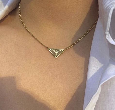 prada necklace triangle price.